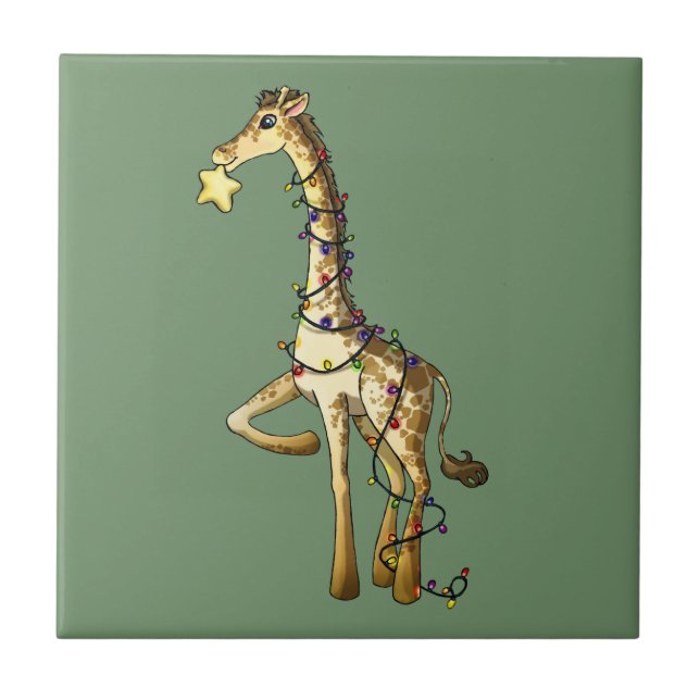 Shiny Giraffe Tile (Front)