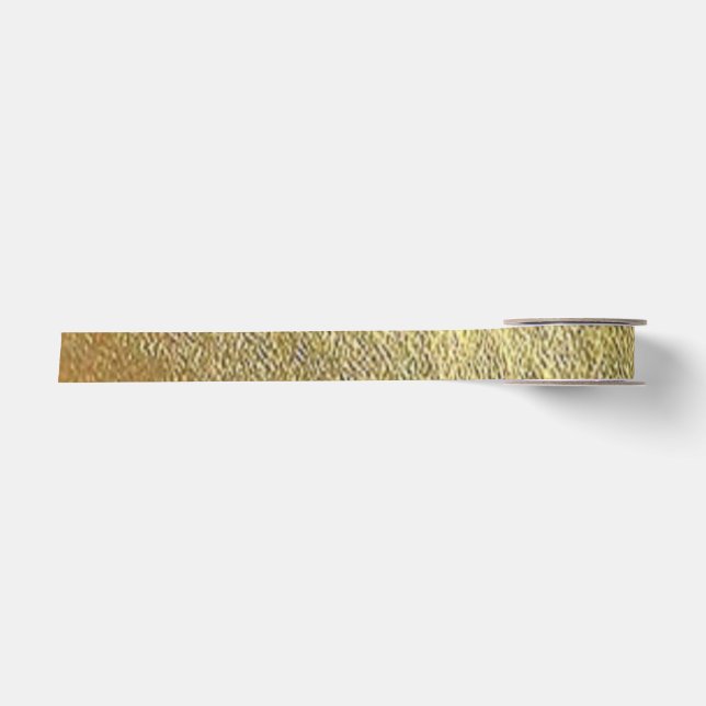 Shiny Gold Art Satin Ribbon (Front)