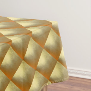 Shiny Gold Art Tablecloth