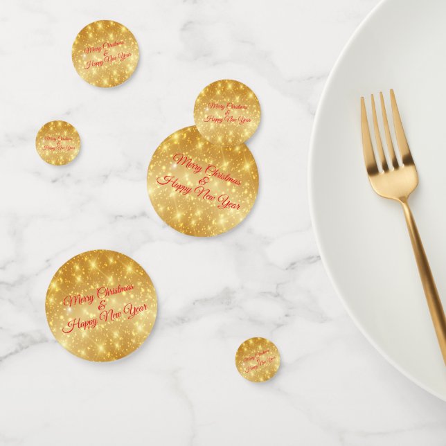 Shiny Gold Glitter Confetti (Group)