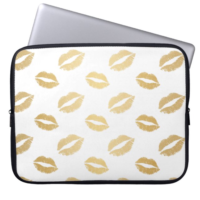 Shiny Kisses Laptop Sleeve (Front)