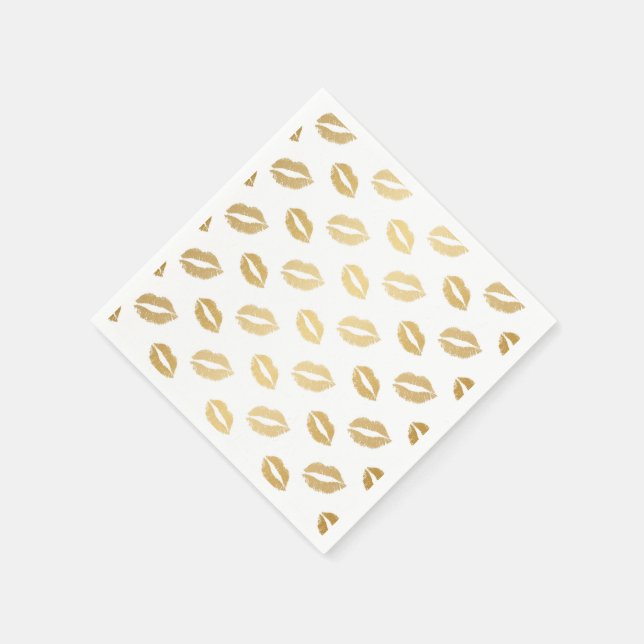 Shiny Kisses Napkin (Corner)