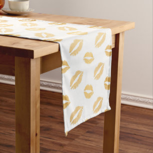 Shiny Kisses Short Table Runner