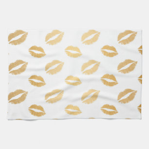 Shiny Kisses Tea Towel