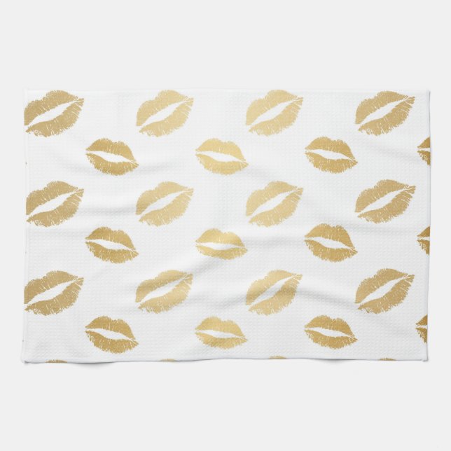 Shiny Kisses Tea Towel (Horizontal)