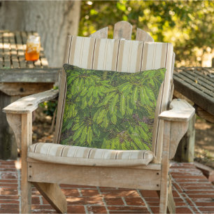 Shiny Leaves in Sunlight Cushion