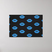 Shiny Lips Blue Kisses Black Makeup Artist Fancy