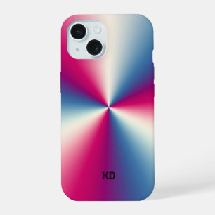 Shiny metallic texture iPhone 15 case