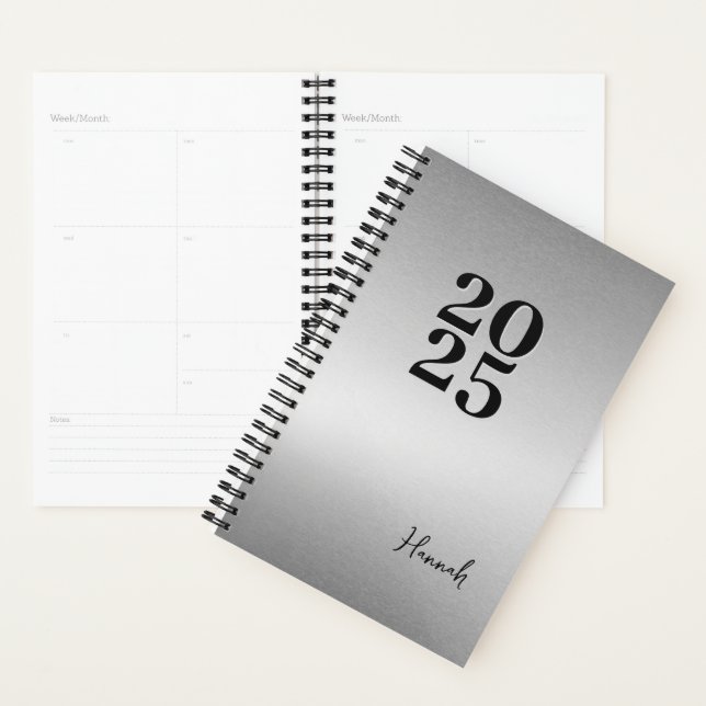Shiny New Year | Personalised Day Planner Calendar (Display)