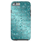 Shiny Paisley Turquoise