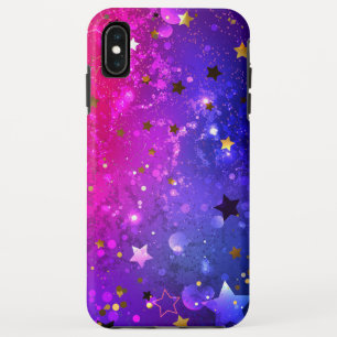 Shiny Pink Blue Background Case-Mate iPhone Case