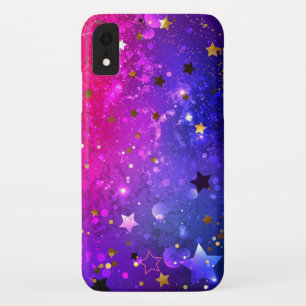 Shiny Pink Blue Background Case-Mate iPhone Case