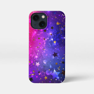 Shiny Pink Blue Background iPhone 13 Mini Case