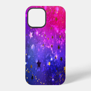Shiny Pink Blue Background iPhone 12 Pro Case