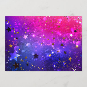 Shiny Pink Blue Background Menu