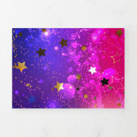 Shiny Pink Blue Background