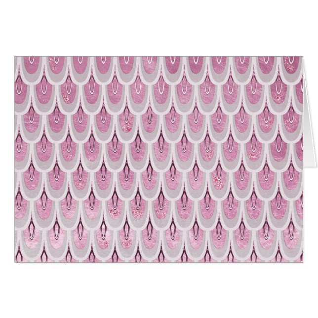 Shiny Pink Glitter Mermaid Fish Scales (Front Horizontal)