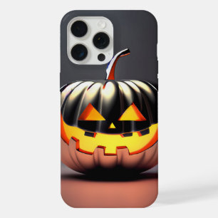 Shiny Pumpkin Halloween iPhone 15 Pro Max Case