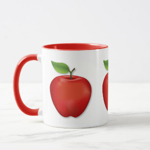 Shiny Red Apple Mug