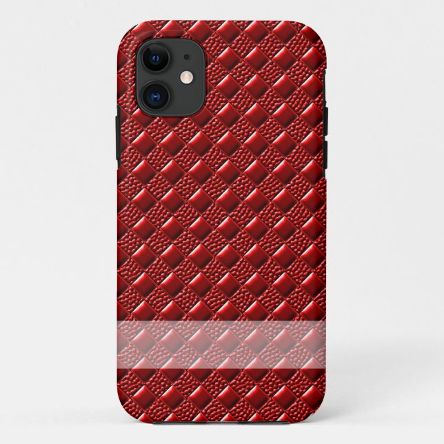 Shiny Red Case-Mate iPhone Case (Back)