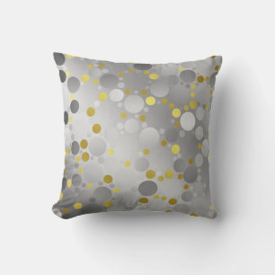 shiny, round, circles, dots, metal, colourful, cushion