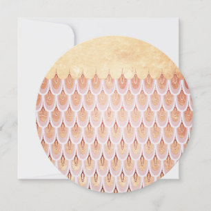 Shiny Salmon Pink Glitter Mermaid Fish Scales