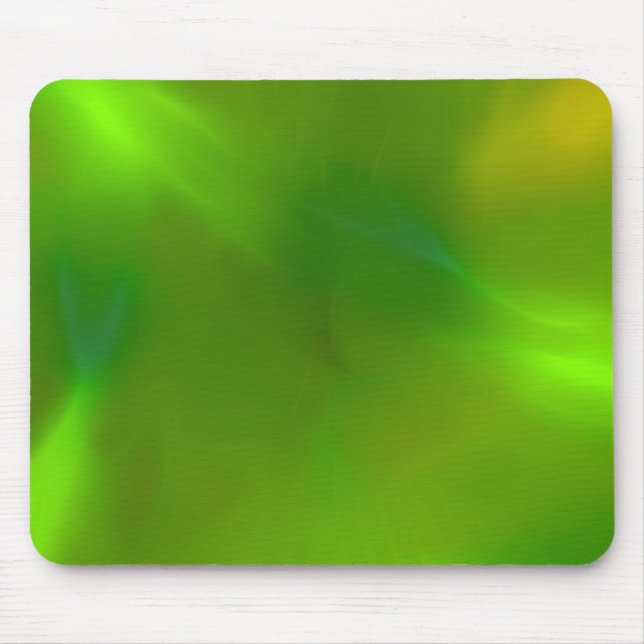 Shiny Shimmering Lime Green Mouse Pad (Front)