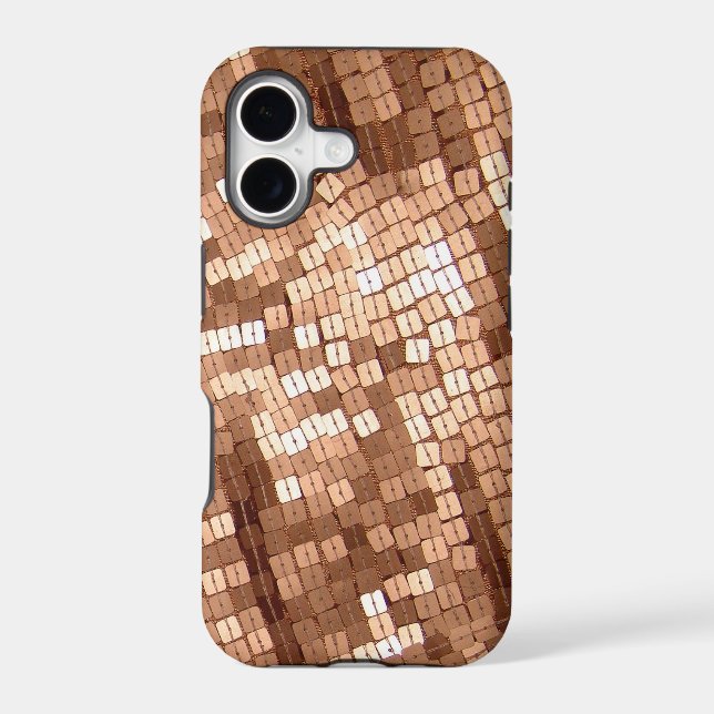 Shiny Sparkly Copper Coloured Sequins (Back)