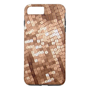 Shiny Sparkly Copper Coloured Sequins Case-Mate iPhone Case