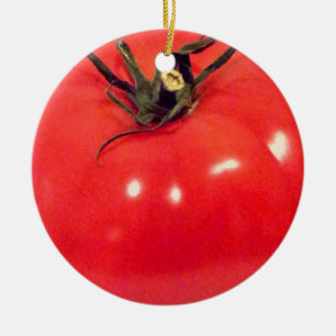 Shiny Tomato 4Sullivan Ceramic Tree Decoration