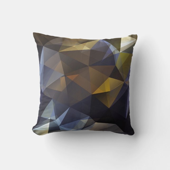 Shiny triangle vintage, diamond texture. cushion (Front)