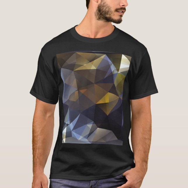Shiny triangle vintage, diamond texture. T-Shirt (Front)