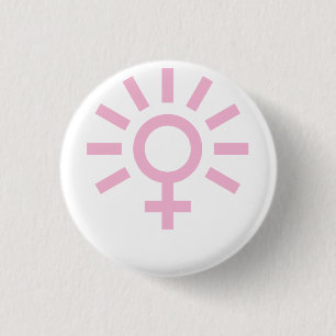 ♀ shiny Venus 3 Cm Round Badge