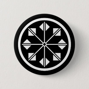Shionada pinwheel 6 cm round badge