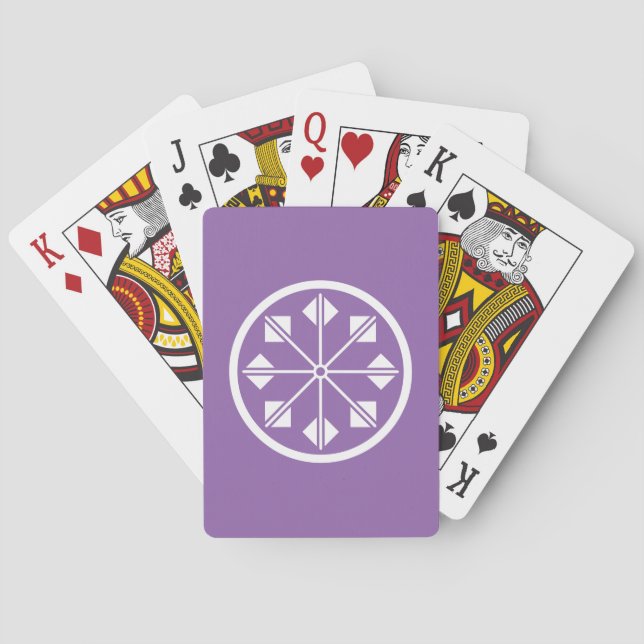 Shionada pinwheel playing cards (Back)