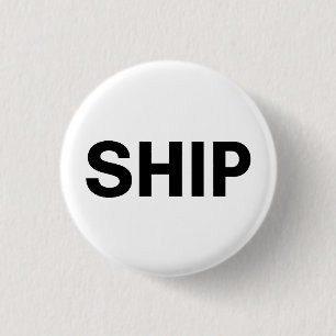 ship 3 cm round badge