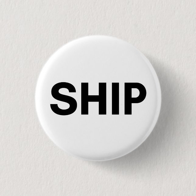 ship 3 cm round badge (Front)