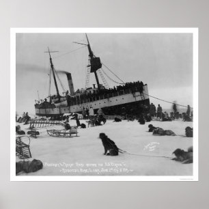 Ship Arrival Nome, Alaska 1914 Poster