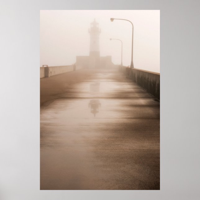 Ship Canal | Minnesota, Duluth, Canal Park Poster (Front)