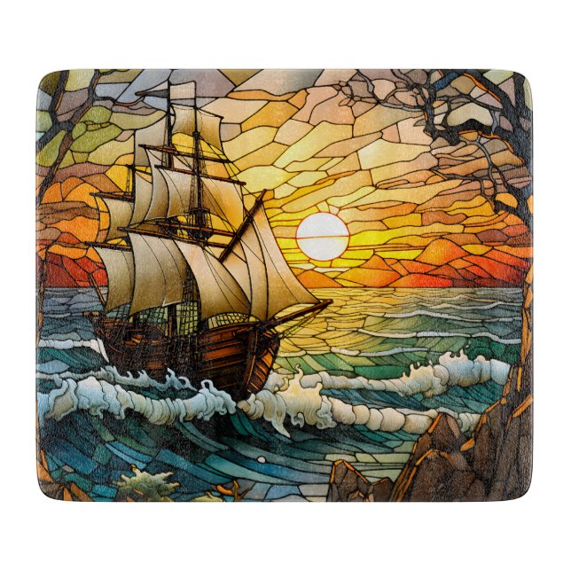 Ship Cutting Board (Front)