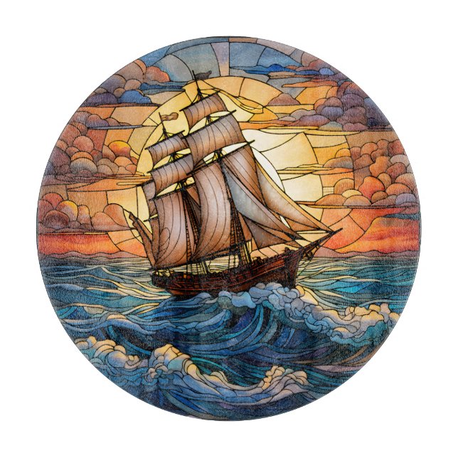 Ship Cutting Board (Front)