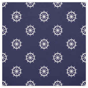 Ship Helm Nautical Fabric