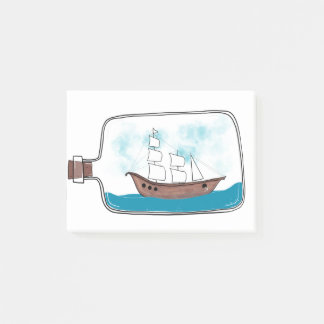 Ship In A Bottle Post-it Notes