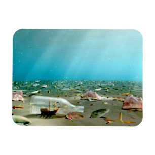 Ship-in-a-Bottle Wreck Flexible Magnet