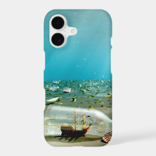 Ship-in-a-Bottle Wreck iPhone Case