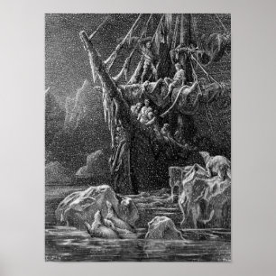 Ship in Antartica Poster