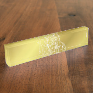 ship in gold nameplate