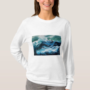 Ship In the Sea in Storm T-Shirt