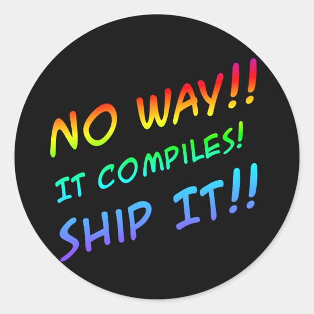 Ship It!! Sticker (Front)