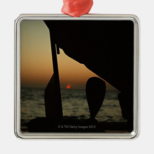 Ship Metal Tree Decoration (Front)